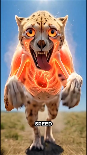 What if a cheetah RAN at full speed for too long? 🐆 ⚠️ #shorts