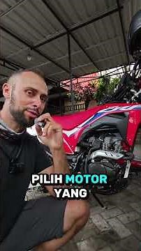 Why choose a CRF motorbike to tour Indonesia #indonesia #touring