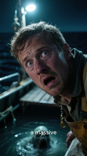 A Giant Shadow Passed Under a Fishing Boat 😱