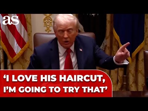 TRUMP’S HILARIOUS COMMENT on REPORTER’S HAIRCUT during meeting with AUSTRALIAN PRIME MINISTER
