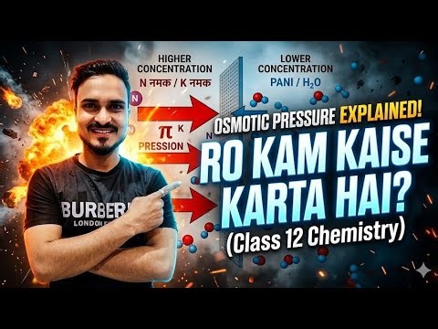 Class 12 Chemistry: Solutions | Osmotic Pressure and Isotonic Solutions