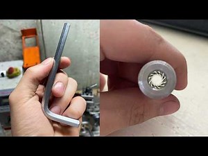 Making barrel rifling using hex keys