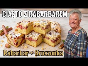 Rhubarb cake with crumble topping – just like Grandma’s, quick
