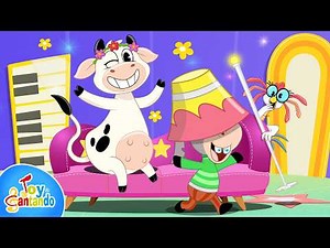 My Cow's Name is Lola 🐮 | A Round to Play with Lola the Cow | I'm Singing 👏🏻