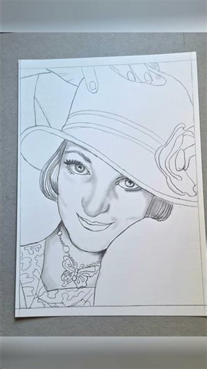 my latest pencil sketch Art deco