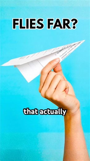 How to Make a Paper Airplane That FLIES FAR (Easy Step-by-Step Tutorial) ✈️