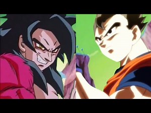 SSJ4 Goku vs Ultimate Gohan