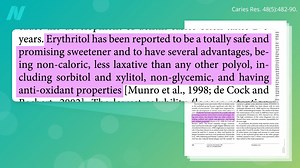 2.8K views · 82 reactions | What are the maximum acute and daily doses of erythritol for adults and children to avoid gastrointestinal effects? The video sources, transcript, and doctor's notes are available at https://bit.ly/3XKfOZ7 Stay tuned for "Update on Erythritol Sweetener Safety: Are There Side Effects?", the next video. | NutritionFacts.org | Facebook