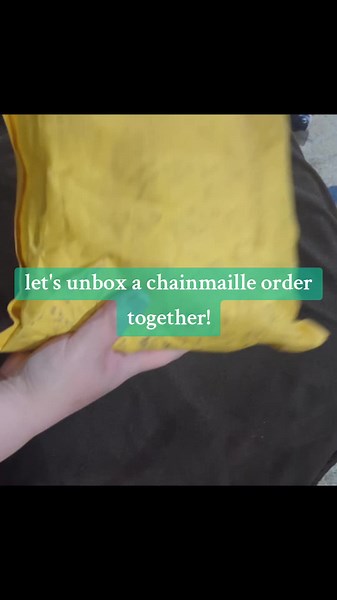 unbox a supply order with us! #unbox #unboxing #smallbusiness #chainmaille #renaissance #comiccon #renaissancefaire #cosplay #dragon