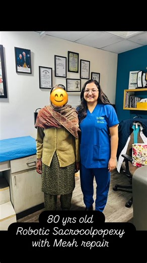 DrShwetaTahlan GynecOncologist on Instagram: "Sacrocolpopexy with Mesh repair is a surgical procedure done for correcting vault prolapse. Robotic surgery makes this complicated procedure more precise and leads to faster recovery even in old age with medical conditions like hypertension, heart disease, etc. #roboticsurgery #gynaecologist #womeninsurgery"