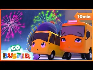 Buster's Sparkling Fireworks Show! 🎆🚍 | Sing Along with Buster 🎶