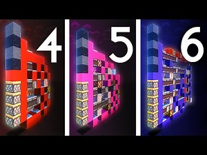 1 Wide Quadruple, Quintuple, Sextuple Piston Extender SCHEMATIC (Minecraft JAVA 1.18.x - 1.21.+)