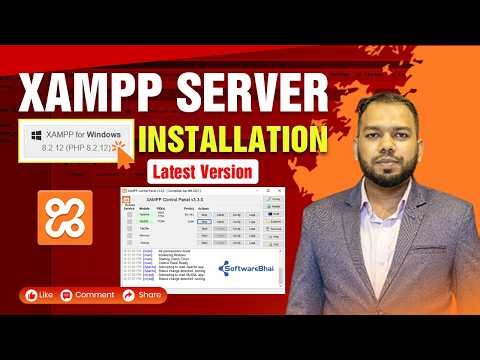How to Download & Install XAMPP Latest Version (PHP 8.2) on Windows | Full Setup Guide 2026