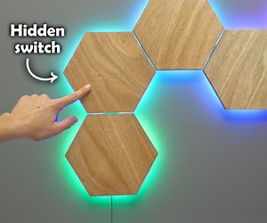 DIY Wooden Nanoleaf Light Panels