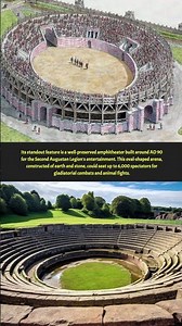 Step into History: Caerleon's Stunning Roman Amphitheater #shorts #ancient #history