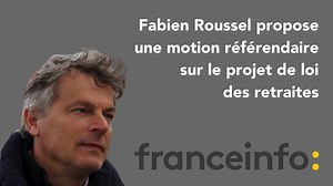 9.2K views · 281 reactions | Invité de France Info, dimanche 26 janvier, Fabien Roussel a proposé à l'ensemble des partenaires de la gauche une motion référendaire pour gagner le retrait du projet de loi des retraites | PCF - Parti Communiste Français | Facebook