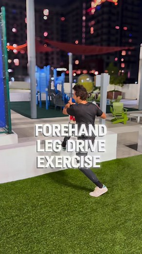 Forehand Leg Drive Exercise Working on explosive forehands from the ground up — pushing off the step to build leg drive, balance, and timing in the air. It’s all about transferring power from the legs into the shot for a stronger, more dynamic forehand. #tennismatch #tenniscoach #tennistraining #miamitennis #tennismiami #tennisfun #tennistips #tennislessons #tennisdrills #learntennis #tennisexercises #tennispractice #tennis305 | Simplified Tennis