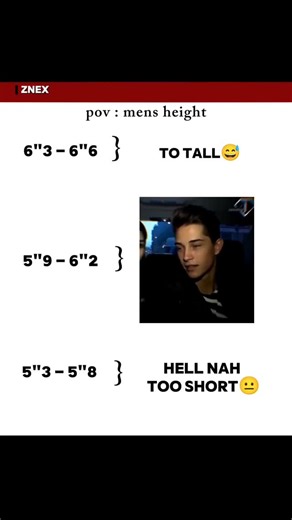 ZNEX | Best men height 😅 | Instagram