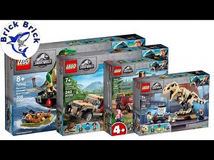 LEGO Jurassic World Compilation 2021 - Speed Build Review