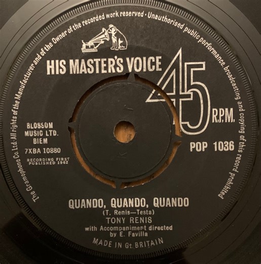 Tony Renis - Quando Quando Quando