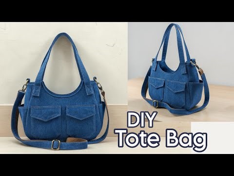 DIY Cara Membuat Tas/Tote Bag Tutorial&Pattern
