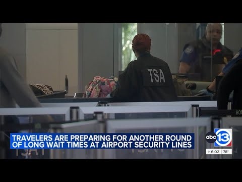 Long TSA lines possible at Houston airports as spring break, partial government shutdown continues