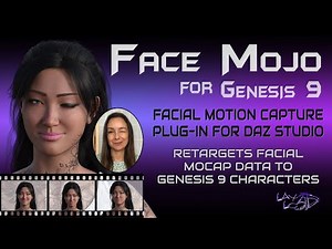 Face Mojo for Genesis 9 Males & Females | Facial MoCap for Daz Studio