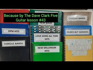 Guitar lesson #43:Because by The Dave Clark Five (Turn on Subtitles/CC)