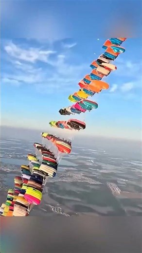 New achievement with parachute in the forest!!