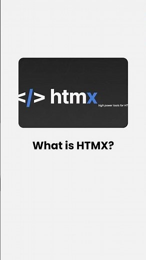 What is HTMX?