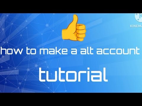 How to make a alt account in roblox, tutorial