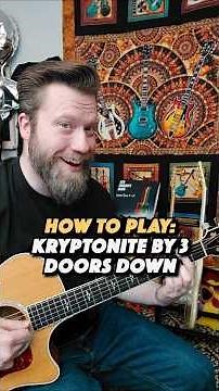 Kryptonite by 3 Doors Down - Guitar Lesson (Simplified)