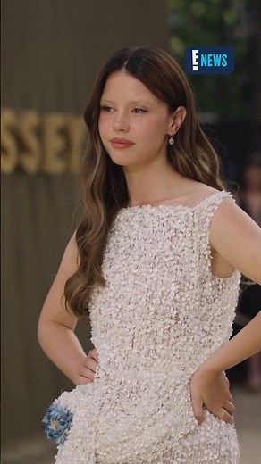 Mia Goth attends the world premiere of "The Odyssey" in London.