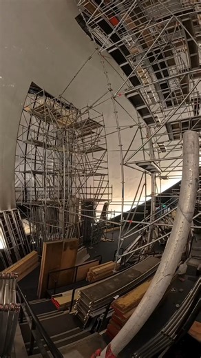 Our top moments of 2025: #1, working to reopen our Dome Theatre 🎥 Ongoing construction has been underway to bring back the theatre we all love! With upgrades to viewing experience and repairs to the theatre’s infrastructure in progress, we can’t wait to reveal what we have in the works 👀 | Science World