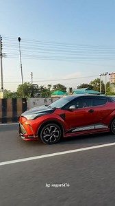 Toyota CHR modified orange paint ideas | CHR modification inspiration