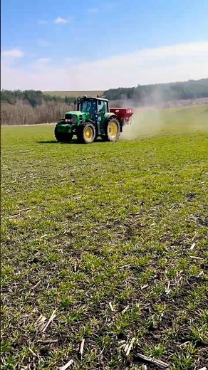 John Deere 6830M + RAUCH 🚜