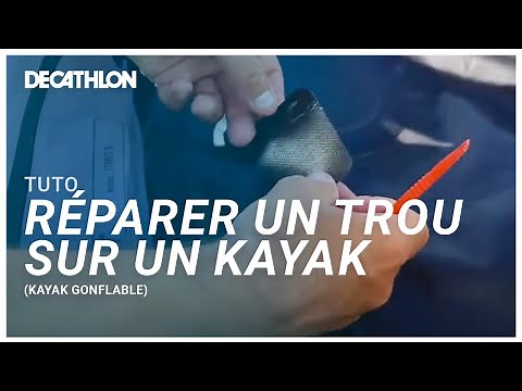 TUTO - Comment réparer un trou sur un kayak gonflable ? 🛶 I Decathlon