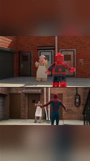 LEGO Spider-Man Homecoming 🔥 Movie Scene but in LEGO (LEGO vs Real) Pt.4
