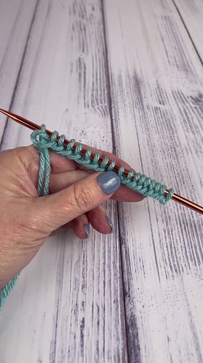 #knitting with #doublepointedneedles is not so hard! Heres how to make your cast-on easier. #knitters #knittersoftiktok #theknittingcircle
