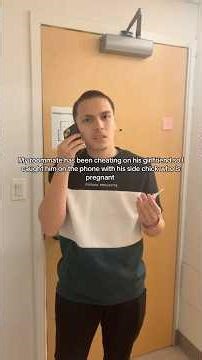 My roommate has been cheating on his girlfriend at college #cheater #tinder #cheating #relationship