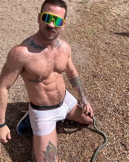 Bet you wish you were this garden hose
