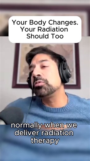 Adaptive Radiation Therapy is literally changing as your session is taking place. #cancer #doctor #healthtips #radiation | Doctor Amar Explains