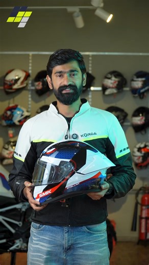 PowerSports International | Helmets | Jackets | Gloves on Instagram: "Sporty looks. Everyday comfort. ⚡🔥 The SMK Stellar Sports is built for riders who want a dynamic design with dependable protection. Ride fast. Ride smart. 🏍️💨 #SMK #SMKStellarSports #HelmetReel #MotoGearIndia #RideSafe #BikeLifeIndia #UrbanRider"