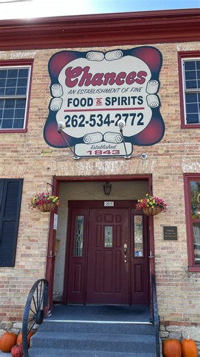 Treat yourself to a great meal of fine food and spirits in a relaxed and casual atmosphere at Chances in Rochester. Known for its warm atmosphere, great service, and classic Wisconsin charm, Chances is famous for its Friday fish fries, ribs, and Old Fashioneds. Walking into Chances is a little like stepping back in time. Built in 1843 and originally a hotel, this historic building has a lot of character, history, and stories to tell. If you are into supernatural phenomena, ask the owner, Tom Sch