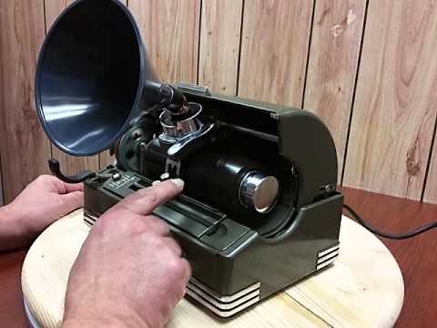 Edison Ediphone Voicewriter Wax Cylinder Dictation Machine