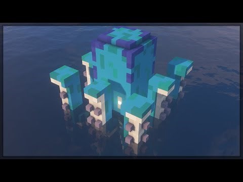 Minecraft build | How to make an Octopus Build.