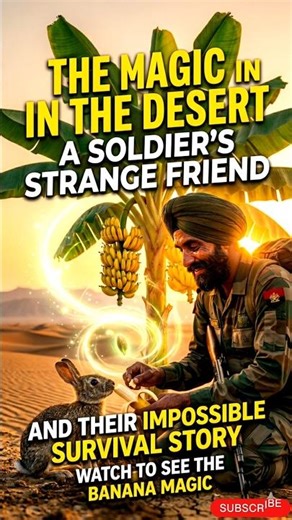 The Rabbit Saved The Banana Tree In The Dry Desert🐰🥵
