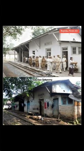 Stasiun Menes Dulu Dan Sekarang Yang Sangat Bertolak Belakang #stasiun #stasiunrangkasbitung #rel