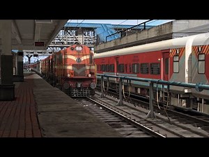Realistic SCR Route Rail action |TRAIN SIMULATOR | INDIAN RAILSIM