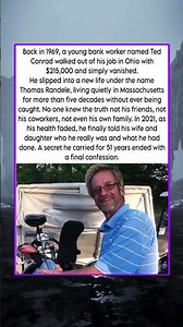 Back in 1969, a young bank worker named Ted Conrad walked out of his job in Ohio with $215,000